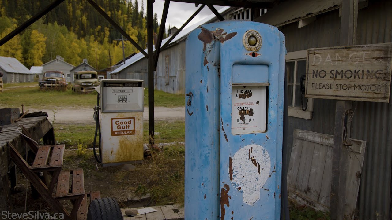 Abandoned community of Bear Creek, Yukon