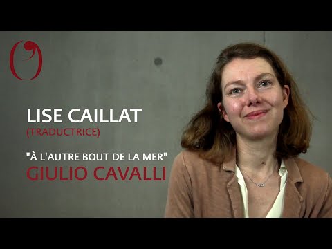 Giulio Cavalli - À l'autre bout de la mer (présentation par la traductrice Lise Caillat)
