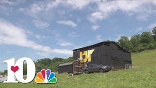 UT mural being painted in Jefferson County