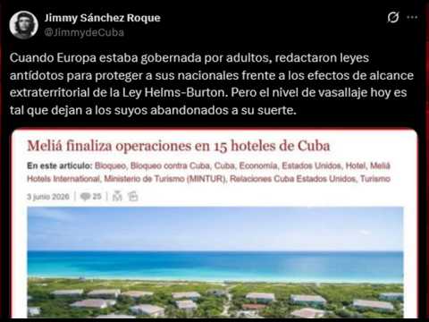 Cowardly Europe abandons its companies forced to leave Cuba by the bully Trump
