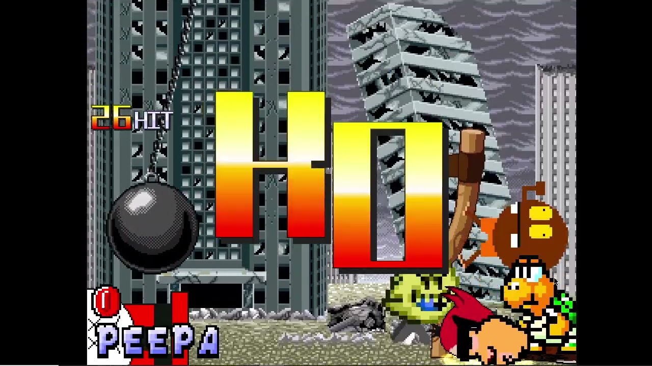 Mugen Battle #3198: Team Red Bird vs DJ Boy