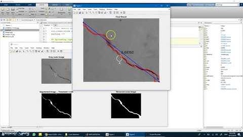 Crack detection image processing Matlab
