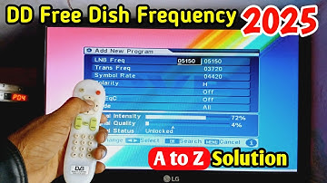 DD Free Dish Frequency 2025 | DD Free Dish Frequency