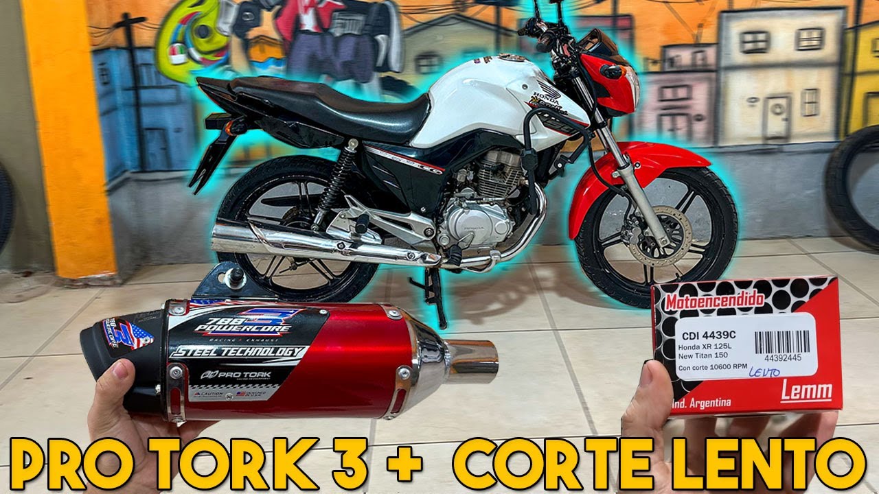 ESCAPE para mi new CG TITAN! PROTORK POWERCORE 3