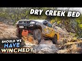 Beached on bedrock in the bendleby ranges