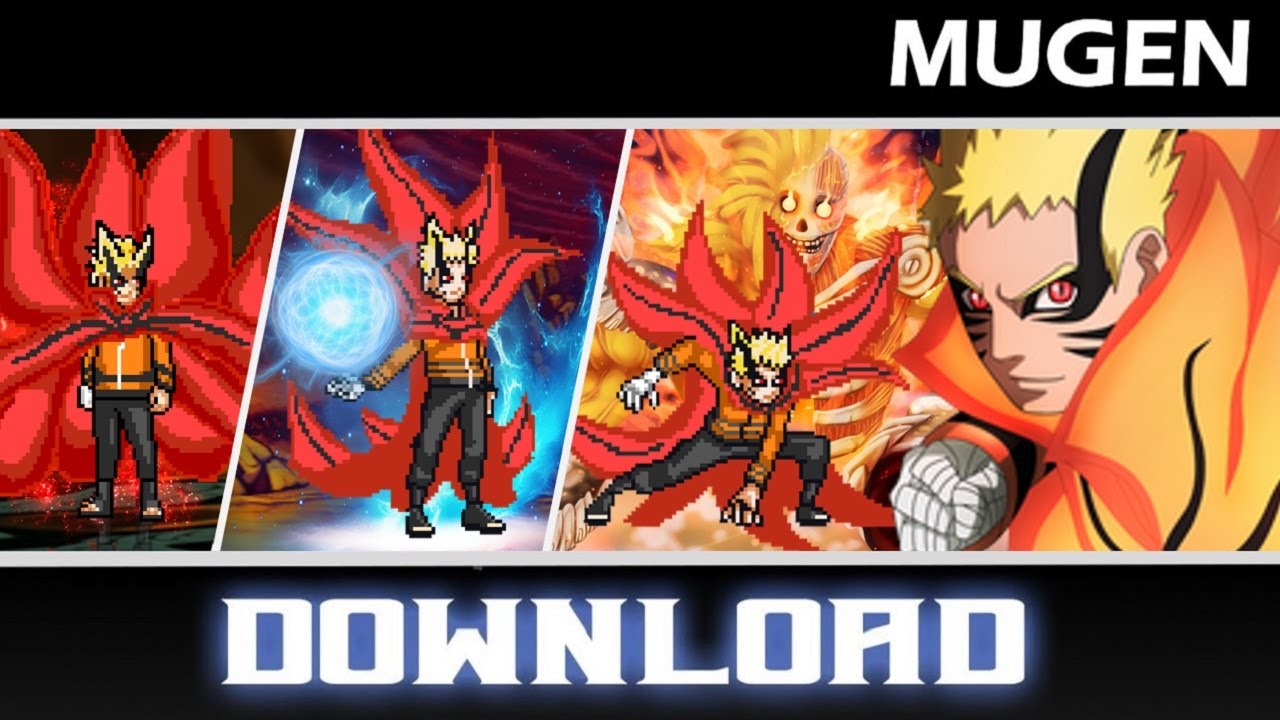 Character : Naruto Baryon Mode #mugen #naruto #anime #game #gaming #pi