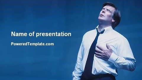 Heart Spasm PowerPoint Template by PoweredTemplate.com