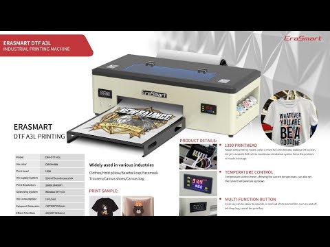 ماكينة طباعة الملابس و التيشرتات   