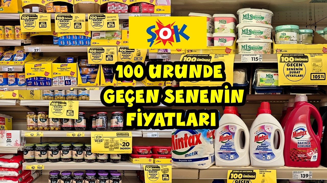 ŞOK 100 ÜRÜNDE 1 SENE ÖNCEKİ FİYAT📣İNDİRİMLİ ÜRÜNLER💯PEYNİR ZEYTİN BAKLİYAT DETERJAN İNDİRİMİ
