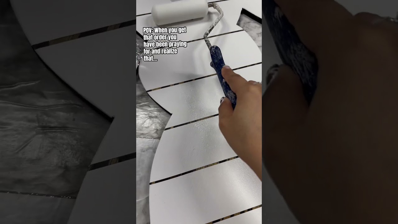 😩Ruined Custom Easter Bunny painting decor Spring Porch 