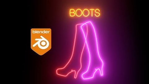 A NEON TUBE Sign Tutorial in Blender