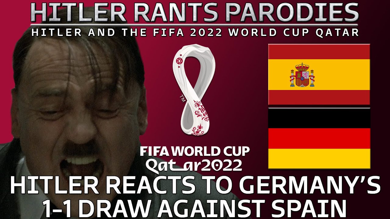 Hitler reacts to Germany's 1-1 draw against Spain