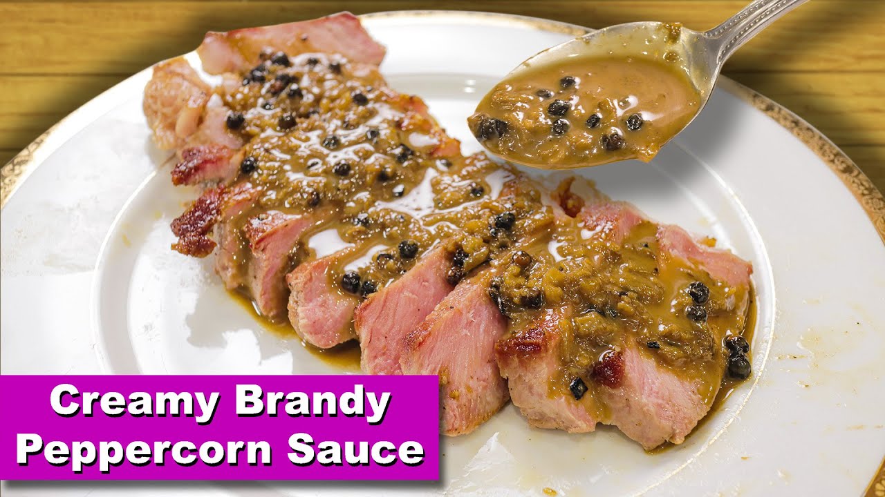 Creamy Peppercorn Steak Sauce Recipe YouTube