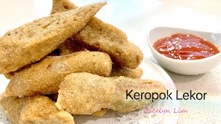 Easy Keropok Lekor 外酥内软 炸鱼饼 Malaysian Fish Sausage Fish Cracker Fish Cake