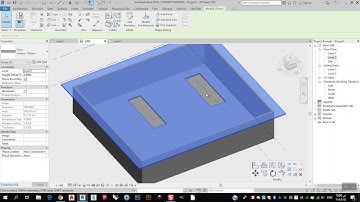 Create floors, modify subelements and create ramp by floor