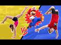 BOYS vs. GIRLS Stunt Challenge - Super Mario Bros. Wonder!