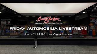 Friday Automobilia Barrett-Jackson Livestream Replay // September 11, 2026