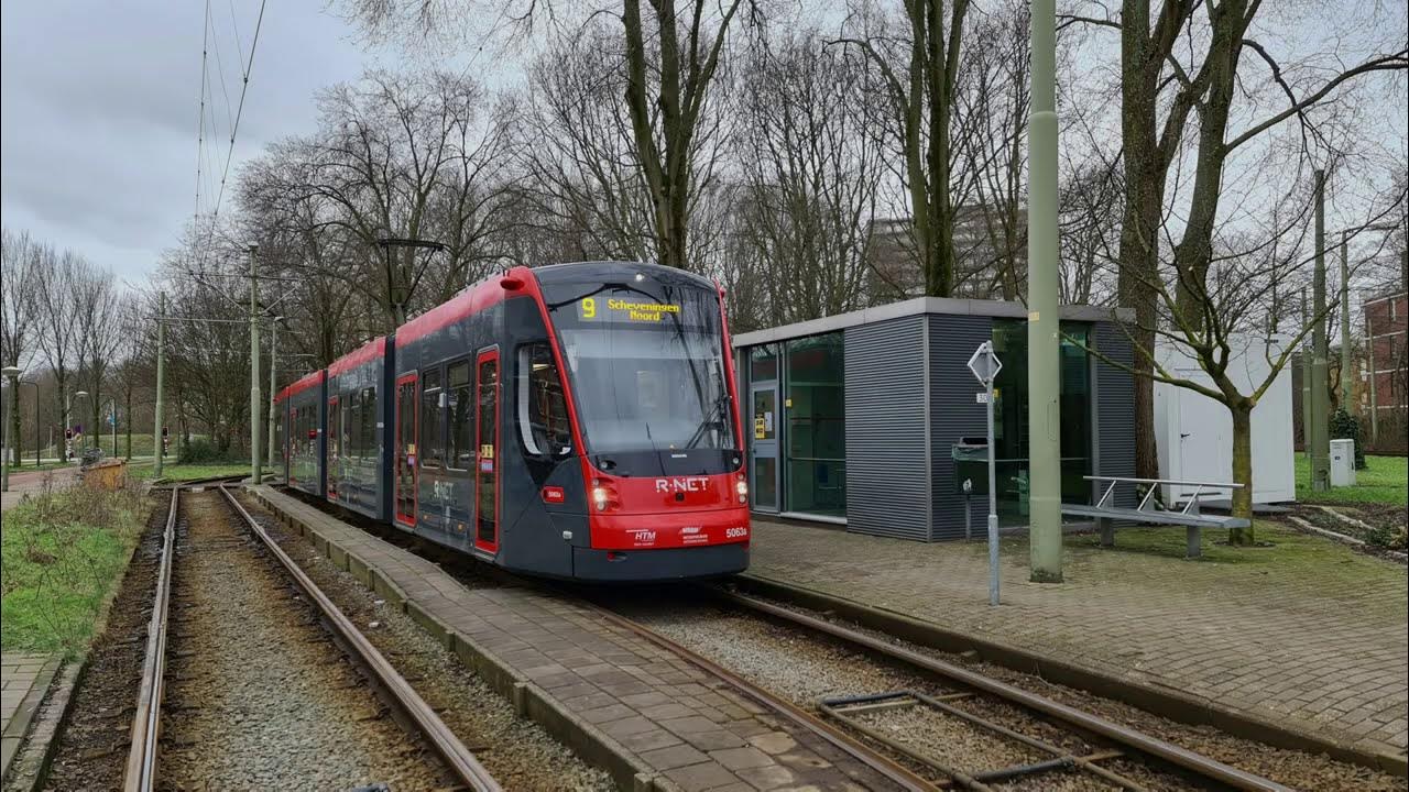 HTM tramlijn 9 Den Haag Vrederust Scheveningen Noord v.v. Siemens Aveno 5063 2021