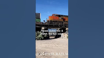 Trains Over and Through the Keyhole Bridge. 2 Awesome Trains & 2 Loco