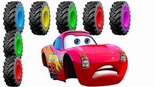 Wrong Wheels Cars Change Tires and Colors  Summer &amp; Winter  Dirt and Ice  Fun Compilation Cartoon