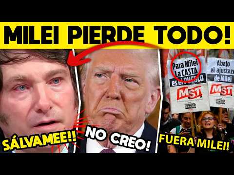 MILEI PIERDE TODO! HUYE A EEUU. HUELGAS MASIVAS EN ARGENTINA