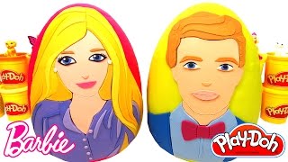 Barbie ve Ken Sürpriz Yumurtaları - 2 Dev Sürpriz Yumurta Barbie Elbiseleri Aksesuarları