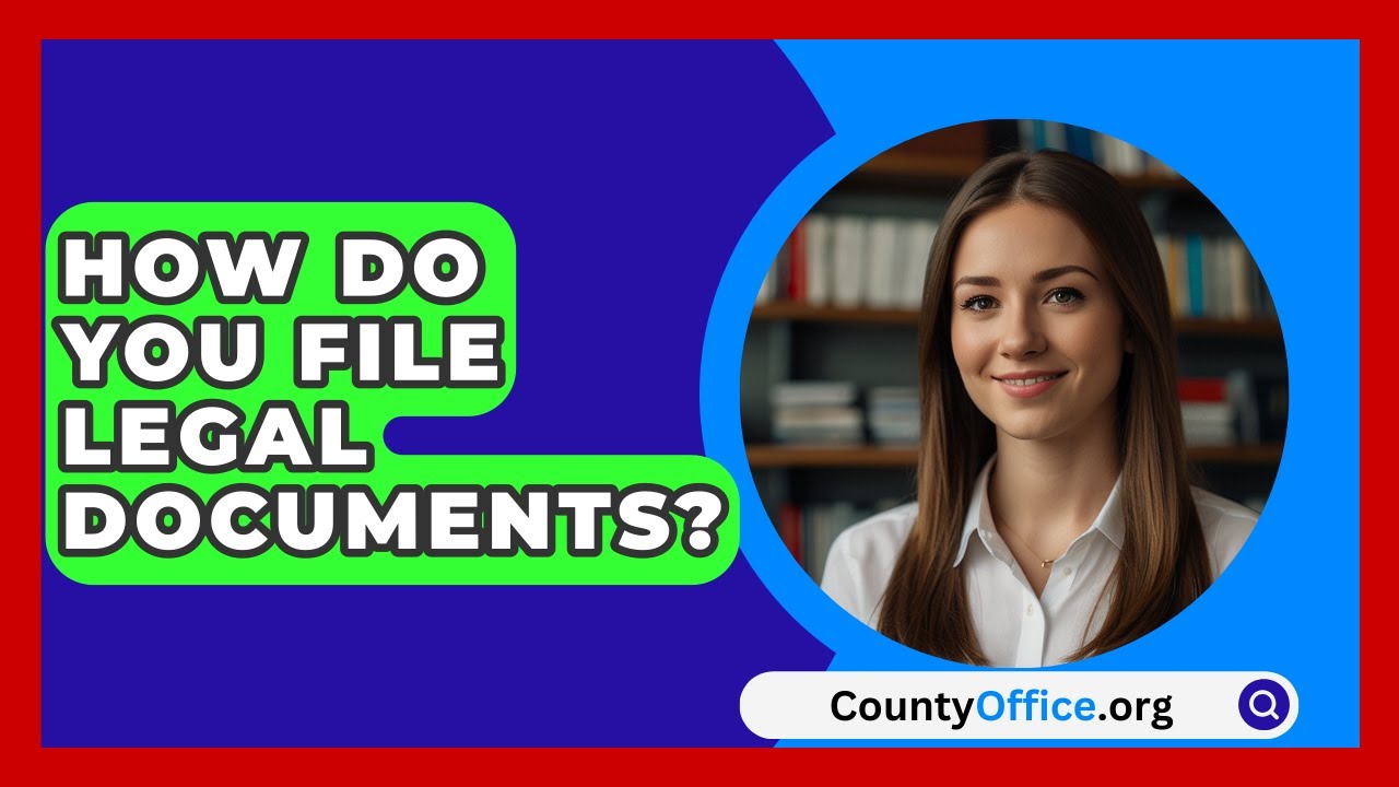 How Do You File Legal Documents? - CountyOffice.org