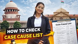 How to Check Case Cause List ⚖️ | Step-by-Step Guide by Ashi Mishra ✨