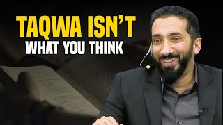 The Misunderstood Meaning of Taqwa | Nouman Ali Khan