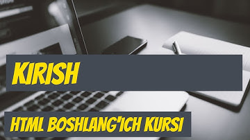 HTML BOSHLANG