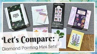 Let's Compare: Diamond Painting Mini Kit Sets - Side By Side, Pros & Cons