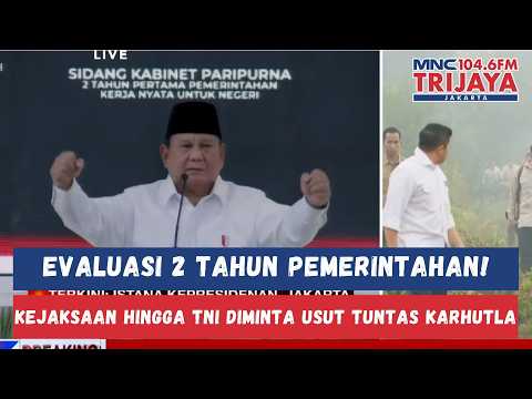 EVALUASI 2 TAHUN PEMERINTAHAN! Prabowo Sebut Pelaku Karhutla Adalah Teroris Lingkungan | Trijaya