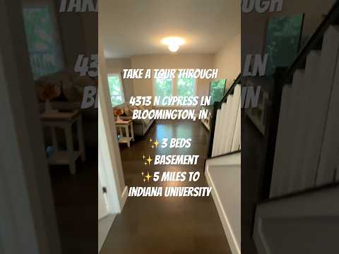 4313 N Cypress Lane, Bloomington, IN home video tour