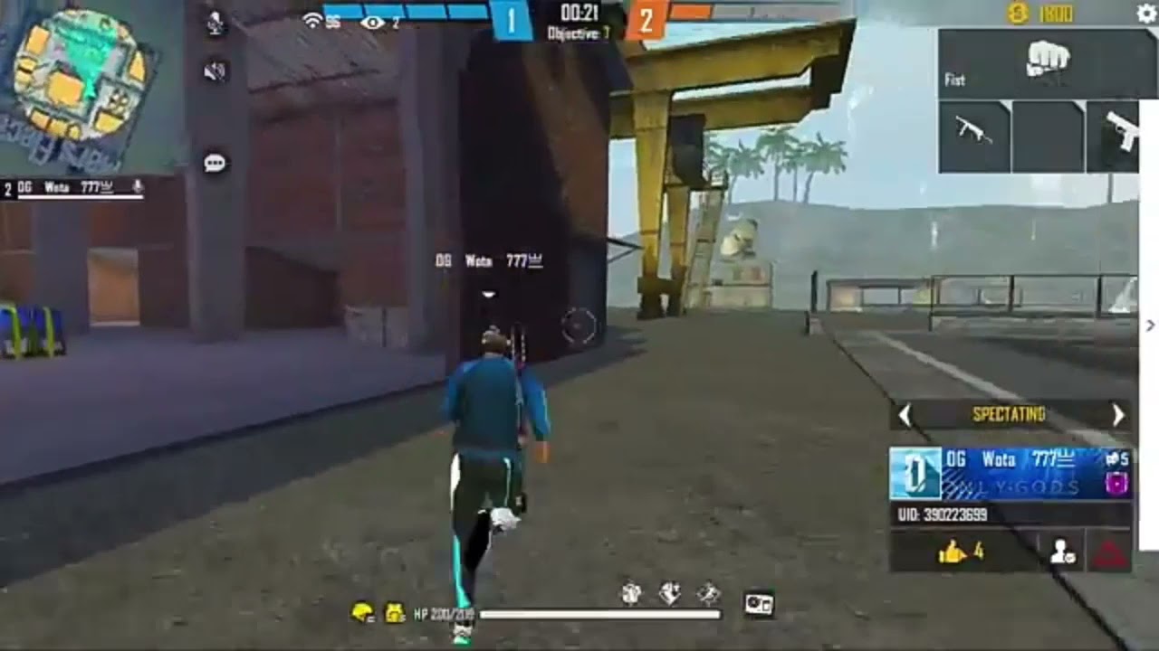 1 VS 4 BEST PLAYER iS WOTA FF ||