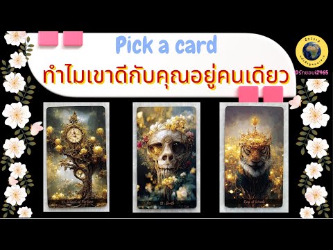 PICK A CARD ทำไมเขาดีกับคุณอยู่คนเดียว 🥺🤫😘❤️ #timeless