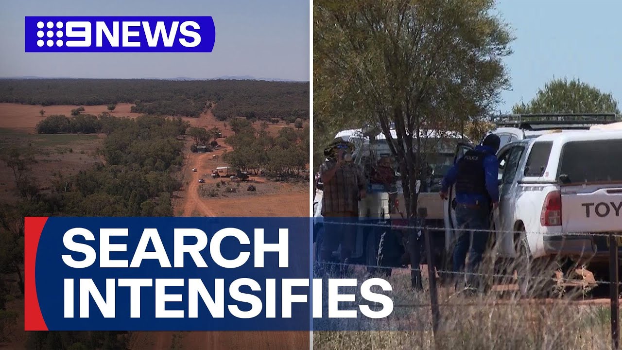 Search for alleged triple-killer in NSW intensifies | 9 News Australia