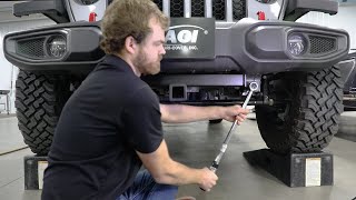 2018-ON Jeep Wrangler JL & 20-ON Jeep Gladiator - SNOWSPORT® Snow Plow Front Mount Install Video