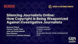 Silencing Journalists Online: How Copyright Is Being Weaponized Against Investigative Journalists