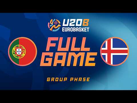 LIVE - Portugal v Iceland | FIBA U20 EuroBasket 2026 Division B | Group Phase