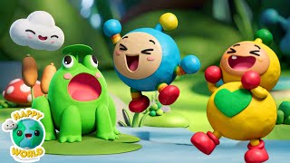 Happy World Let It Flow Part 1 & 2 With Hug Bug And Peanut Er