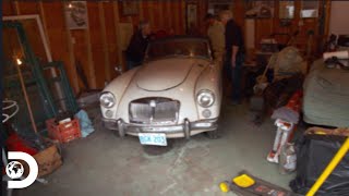 Expertos descubren grave avería en un antiguo MG Mark dos de 1957 | Buscando autos clásicos