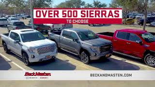 Over 500 GMC Sierras Marked with Our Lowest Prices in Houston, TX | Beck and Masten Buick GMC South Gmc Dealers In Houston Tx Area