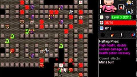 Desktop Dungeons Alpha Episode 2: Halfing Priest