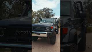This graphite LC79 😩 #offroad #4x4 #4wd #landcruiser #79series #toyota #ute #rig #car #fyp #shorts