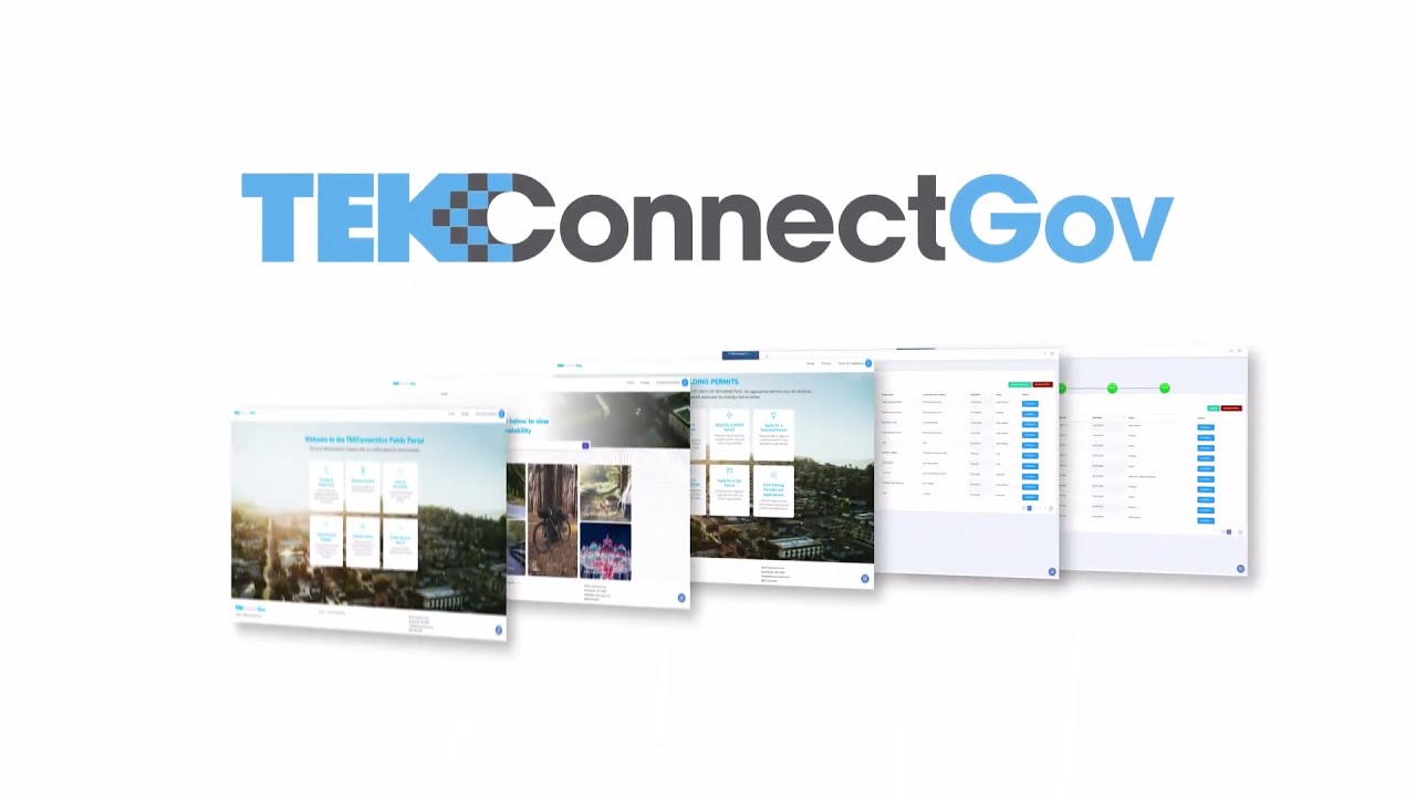 TEKConnectGov, Municipal Government Software.  Easy to use, affordable, Customized for your city!