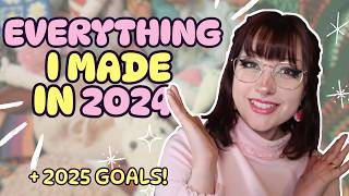 Everything I Crocheted & Knit in 2024 - 60+ Projects! | CAL & 2025 Goals ♥ Podcast ep 73 ♥ Shaiyeh