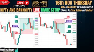 ?Live Nifty intraday trading | Bank nifty live trading | Live options trading | 16th NOV 2023 dhan