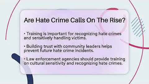 Are Hate Crime Calls On The Rise? - Law Enforcement Insider