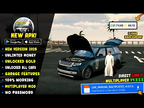 Car Parking Multiplayer MOD APK V4 9 5 5 2025 Unlimited Money All Cars Unlocked