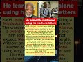 Morgan Freeman Discovered in Prison a Young Man Who Learned to Read Using His Mother's Letters